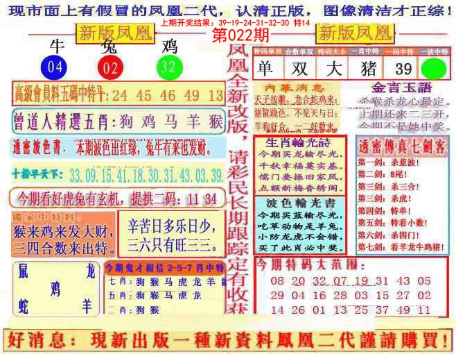 022期另二代凤凰报[图]