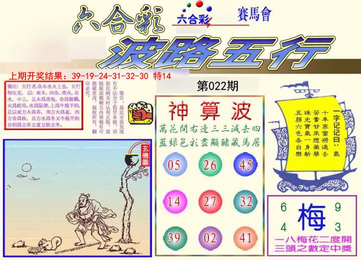 022期波路五行[图]