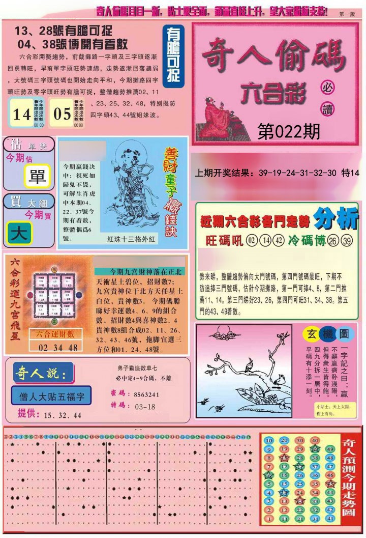 022期老奇人偷码A[图]