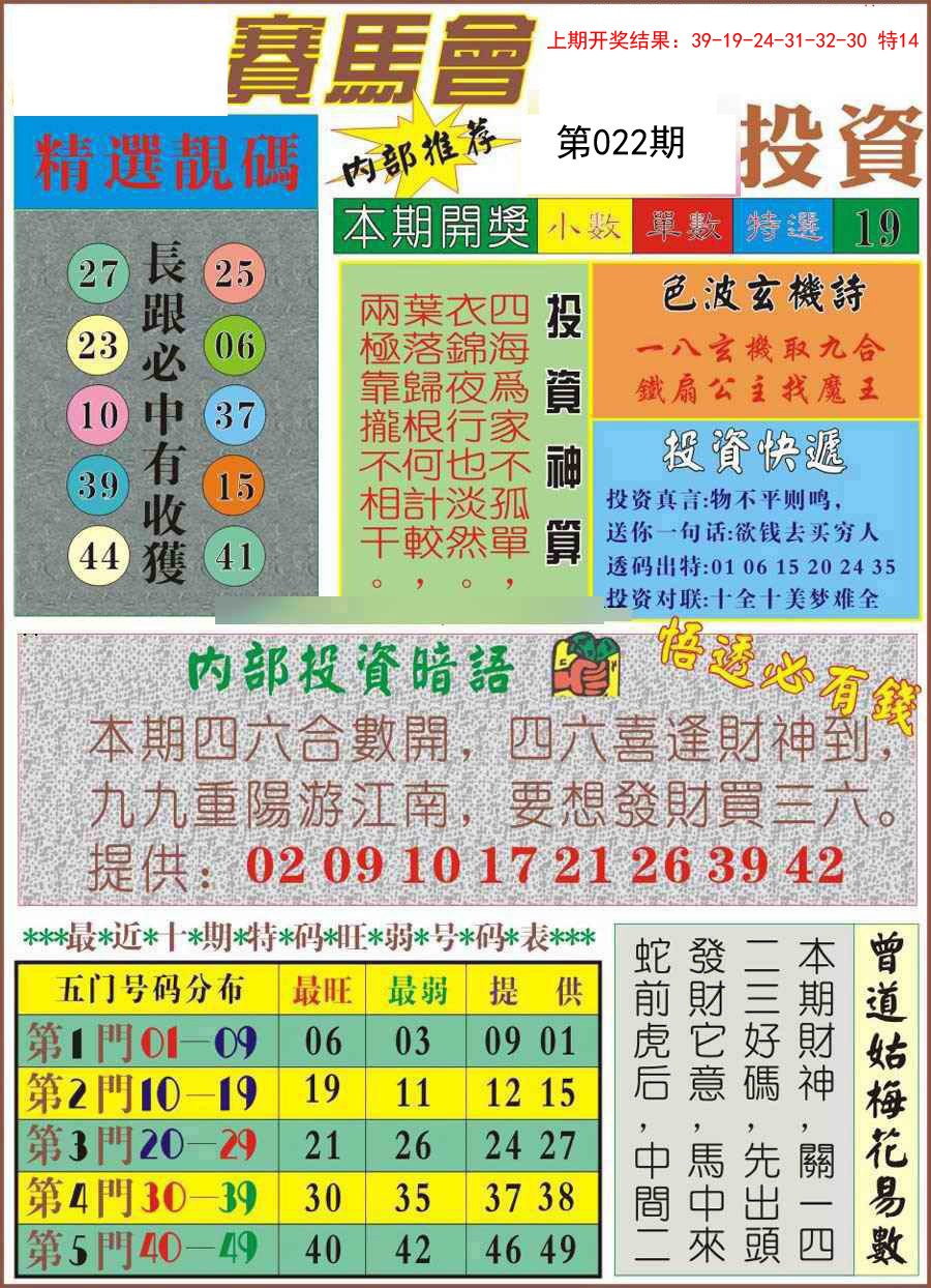 022期马会投资[图]