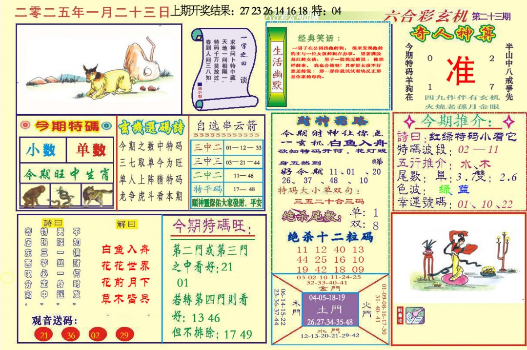 023期六合玄机[图]