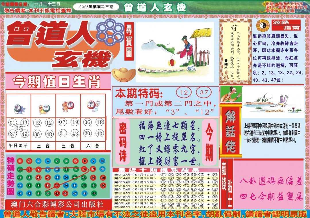 023期曾道人玄机A[图]