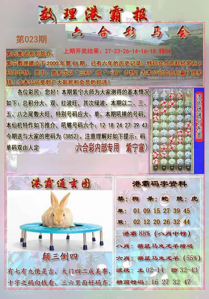 023期港霸报[图]