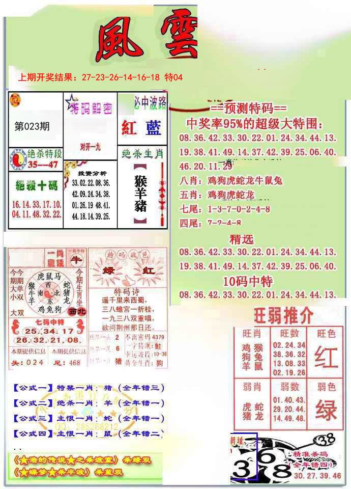 023期风云榜[图]