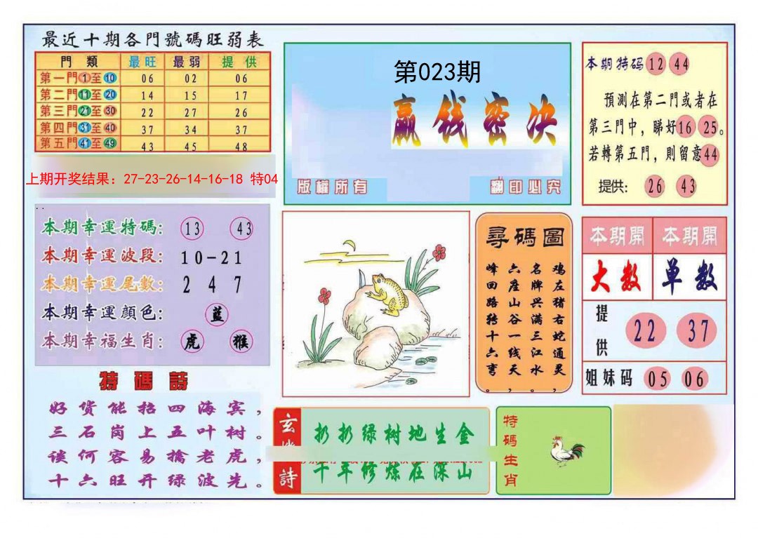 023期九龍赢钱密决(推荐)[图]