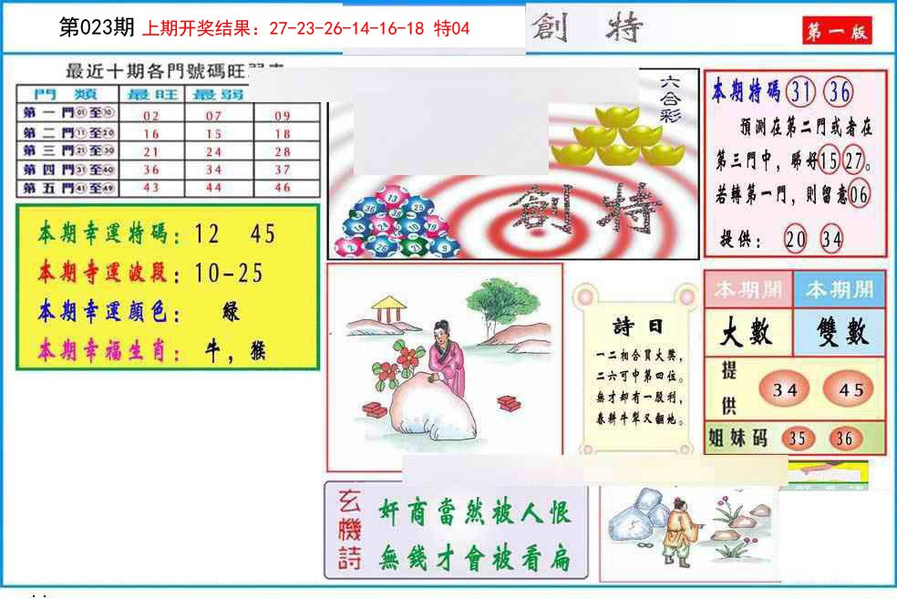 023期九龍创特A(推荐)[图]