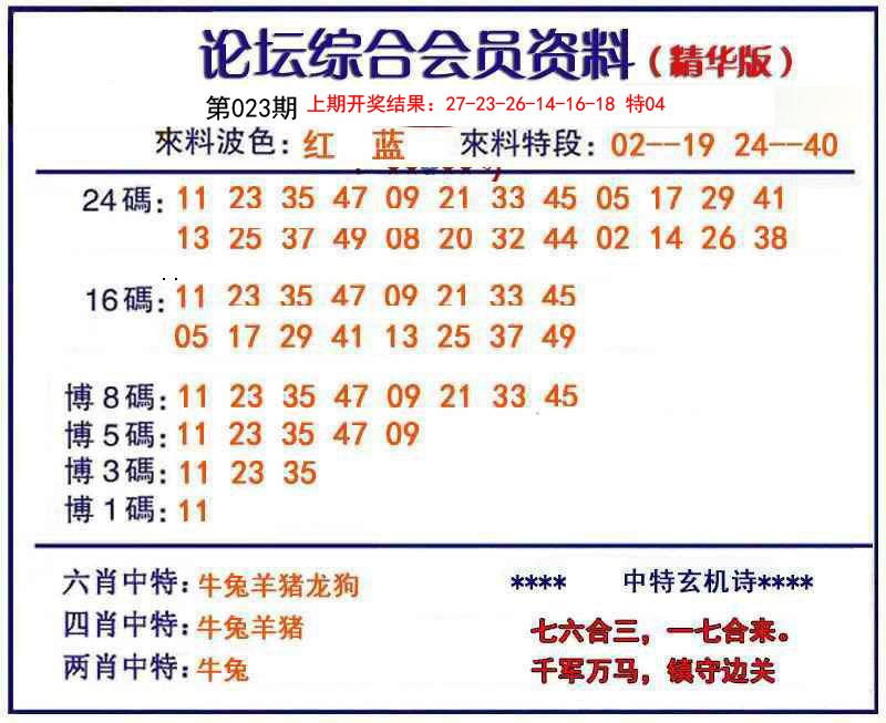 023期综合会员资料[图]