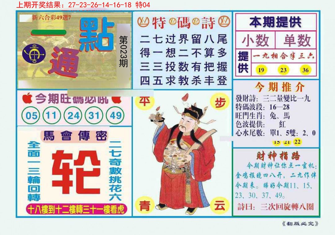 023期一点通[图]