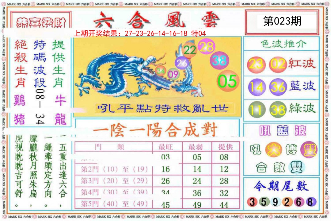 023期六合风云《另版》[图]