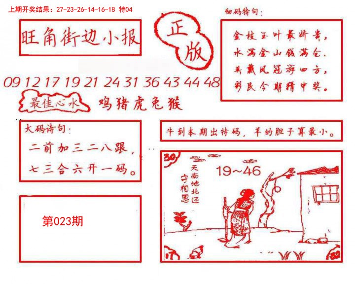 023期旺角街边小报[图]