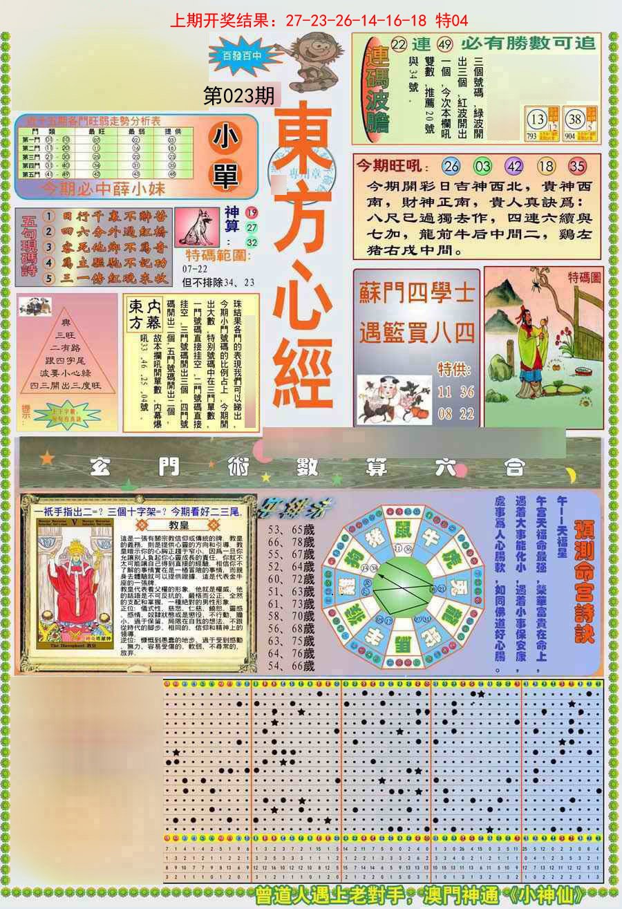 023期(新版)东方心经A[图]