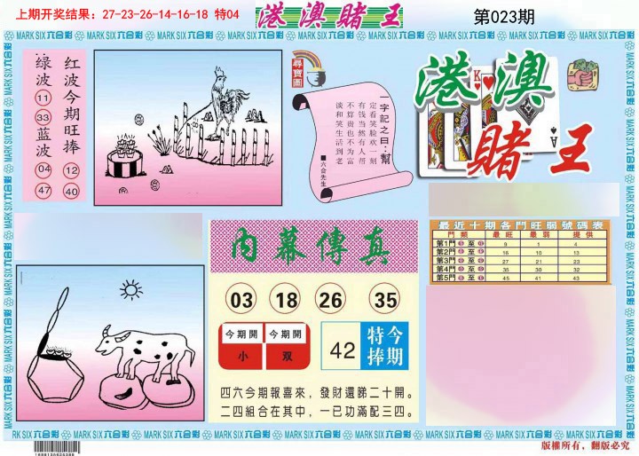 023期港澳赌王A[图]
