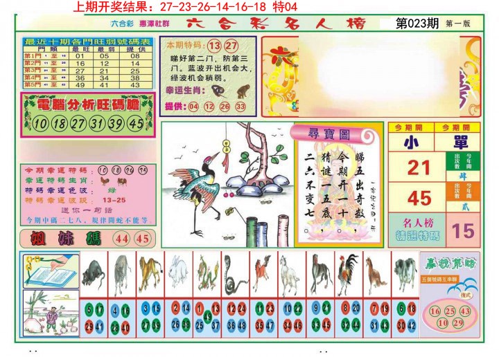 023期名人榜A[图]