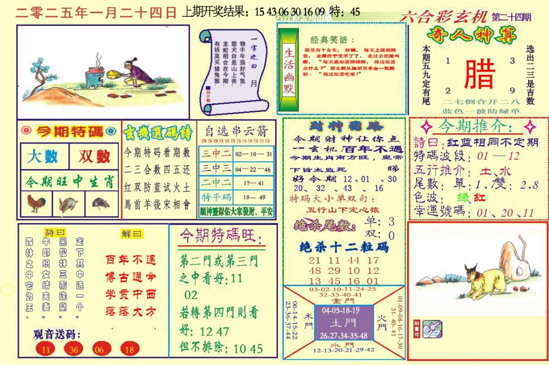 024期六合玄机[图]