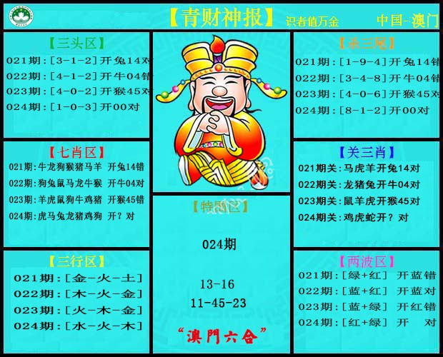 024期青财神[图]