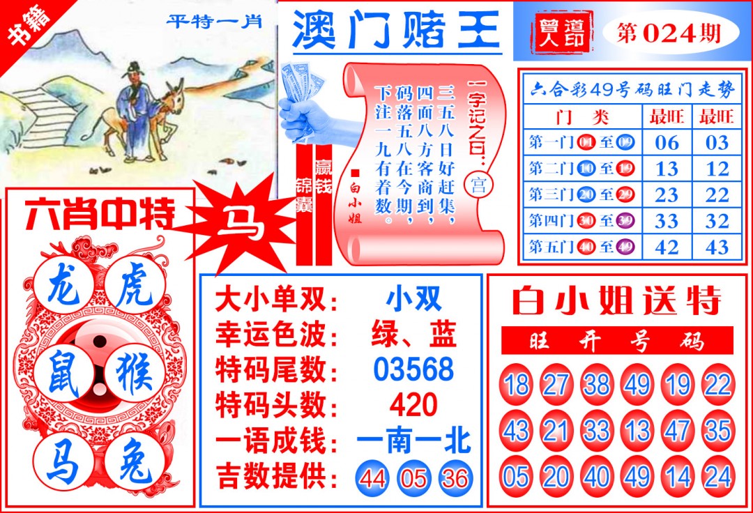 024期澳门赌王天书[图]