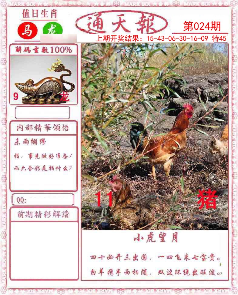 024期正版通天报[图]