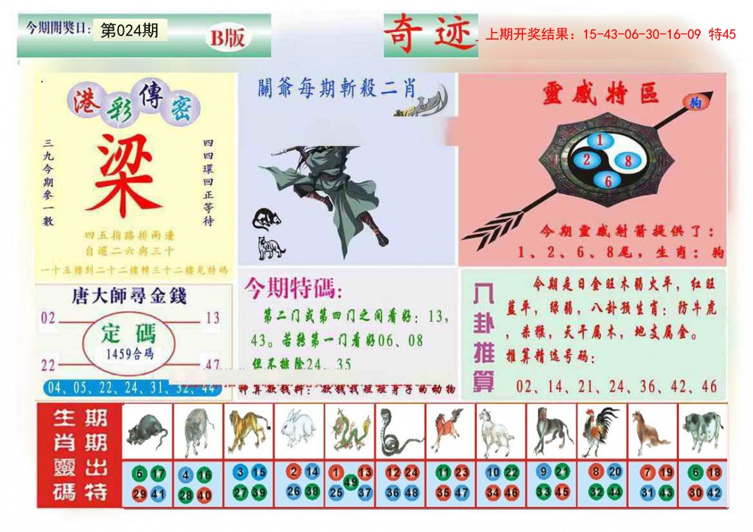 024期九龍奇迹B(推荐)[图]