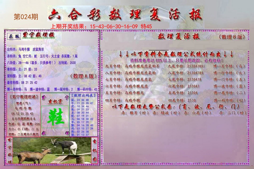 024期数理复活报[图]