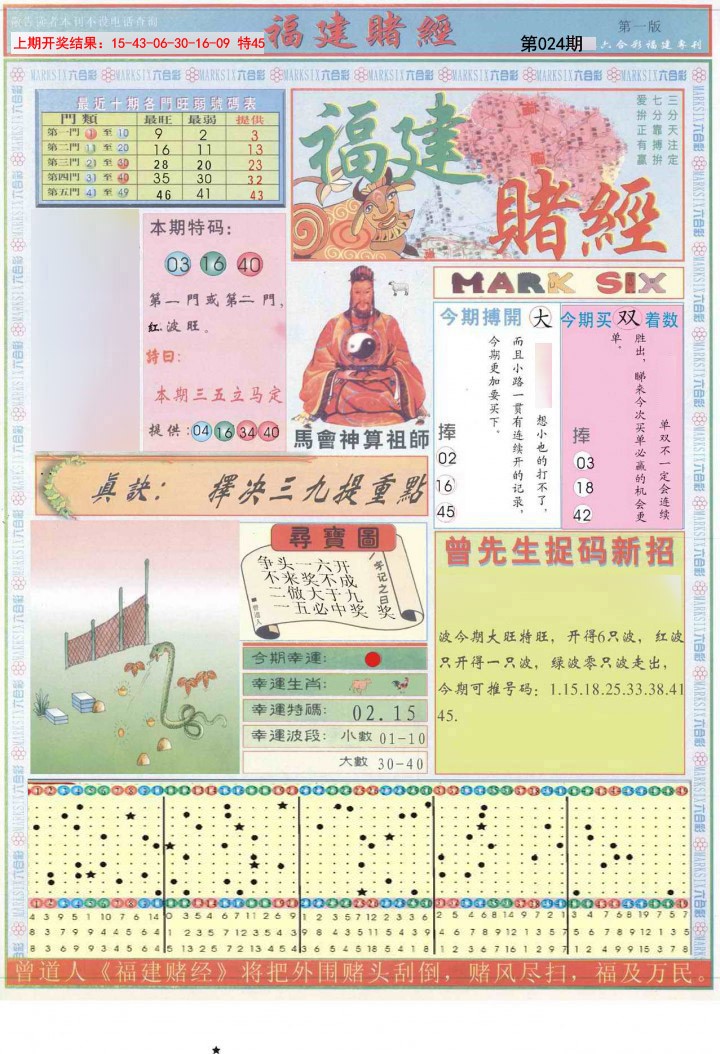 024期福建赌经A[图]