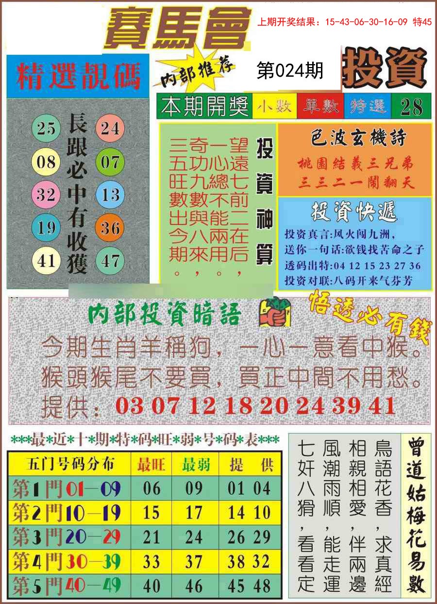 024期马会投资[图]