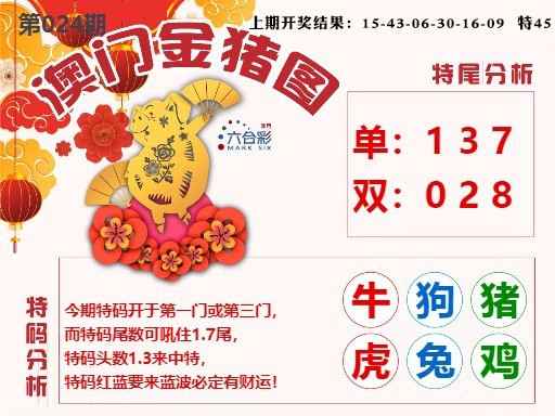 024期澳门金猪图[图]