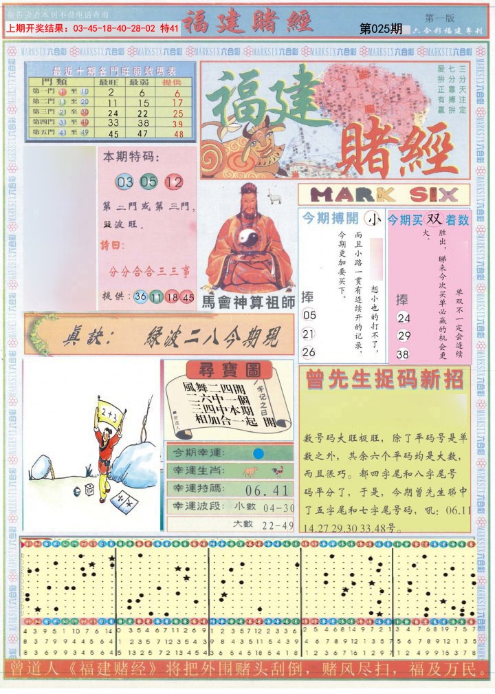 025期福建赌经A[图]