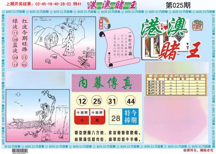 025期港澳赌王A[图]