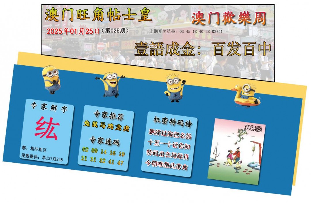 025期旺角贴士皇[图]