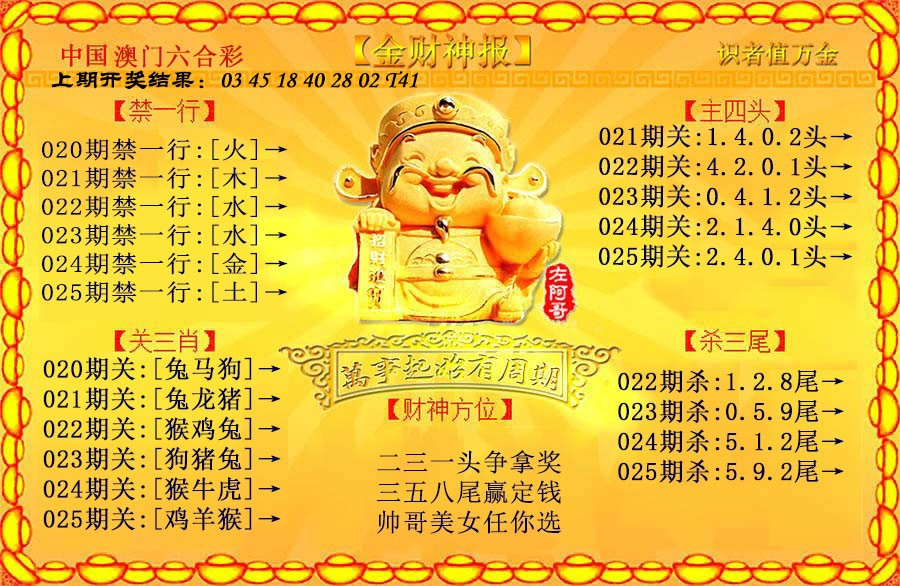 025期金财神[图]