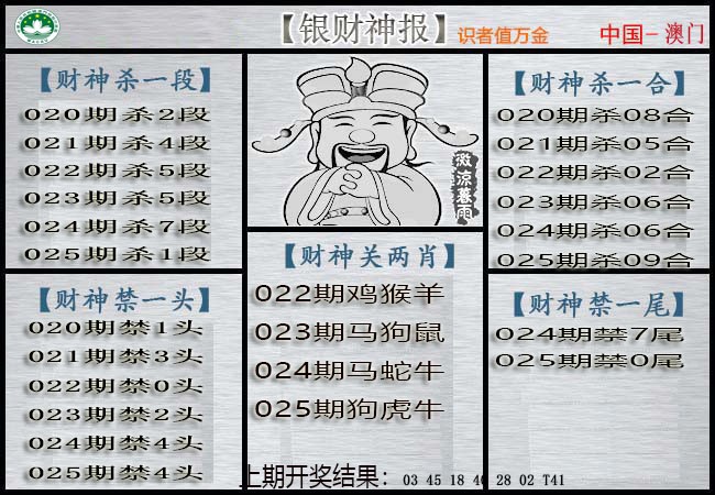 025期银财神[图]