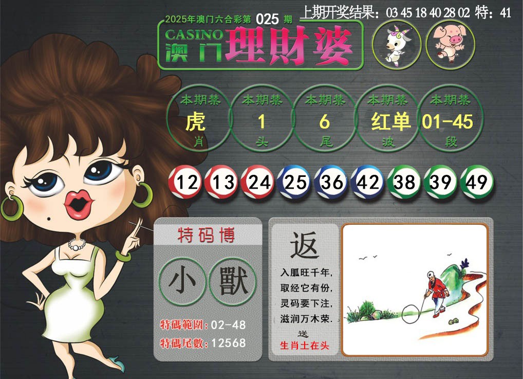 025期澳门理财婆[图]