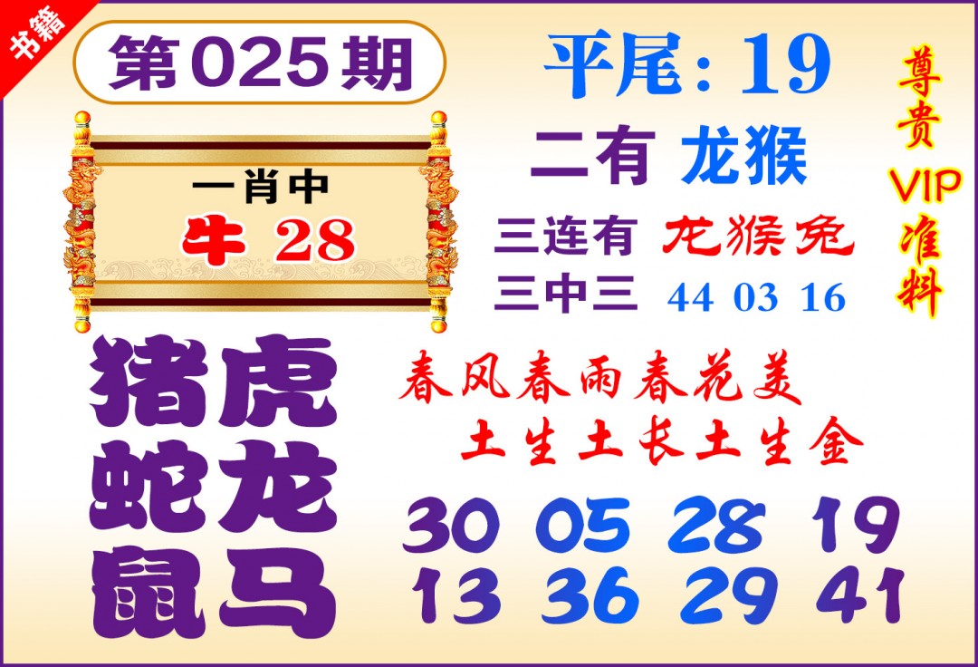 025期澳门九龙天书[图]