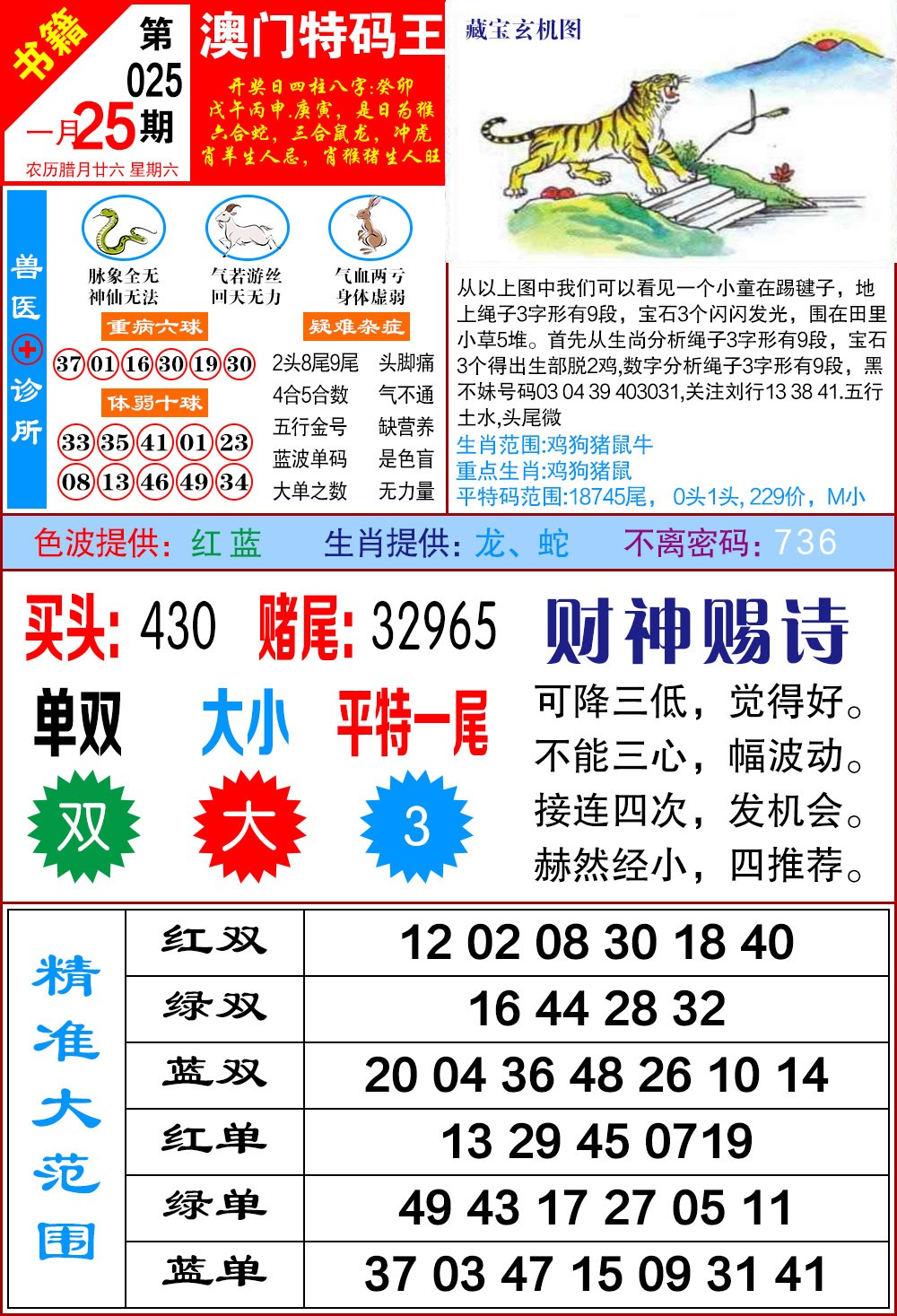 025期澳门特码帝[图]