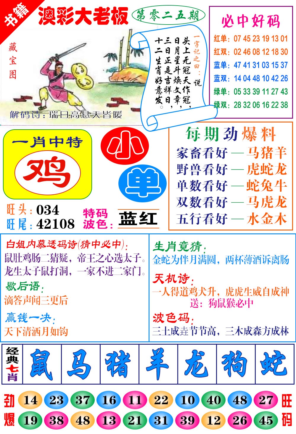 025期澳门大老板[图]