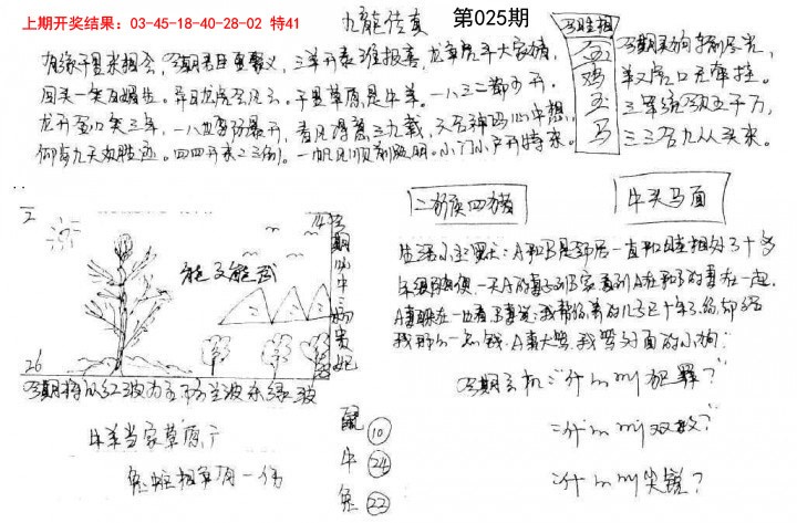 025期手写九龙内幕[图]