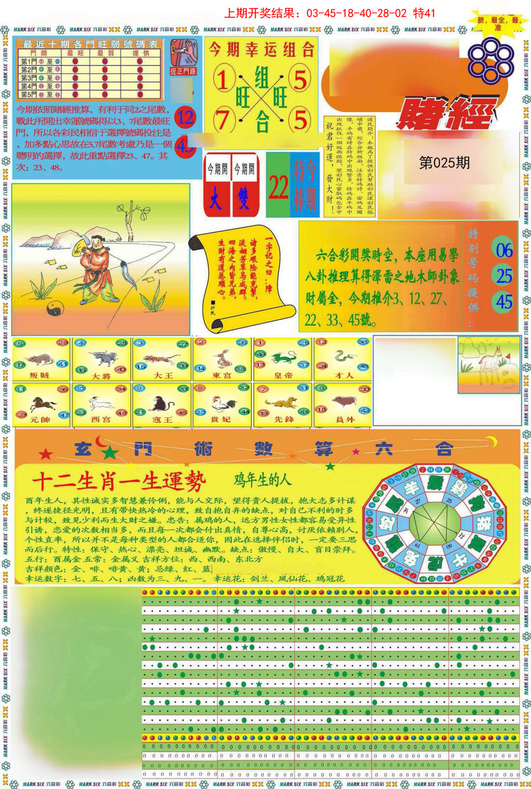 025期九龍赌经A(推荐)[图]