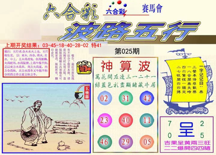 025期波路五行[图]