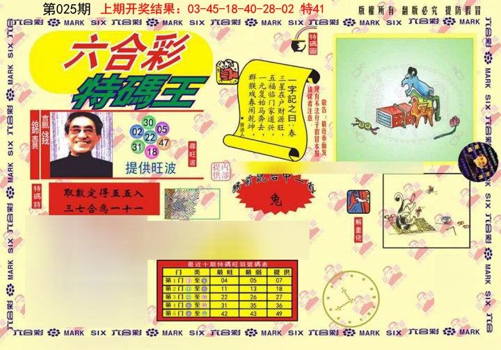 025期心水特码(信封)[图]