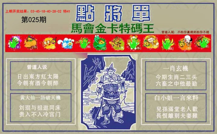 025期点将单[图]