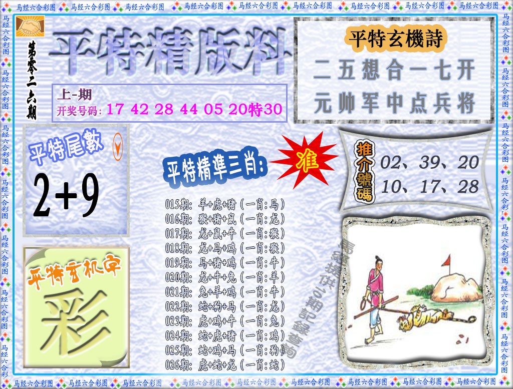 026期平特精版料[图]