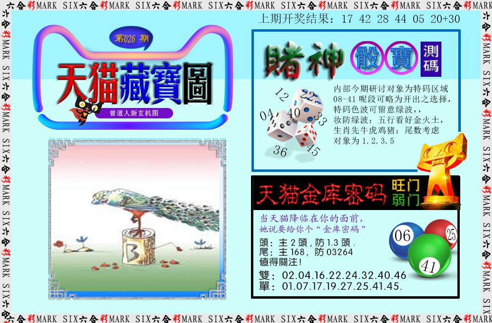 026期天猫藏宝图[图]