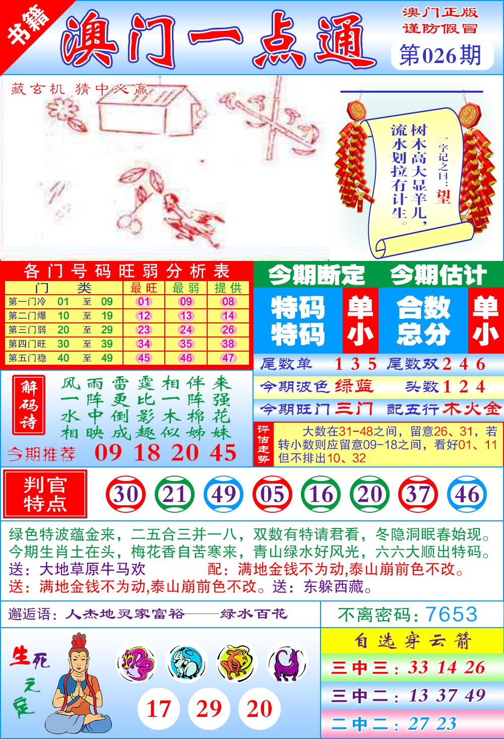 026期澳门一点通[图]