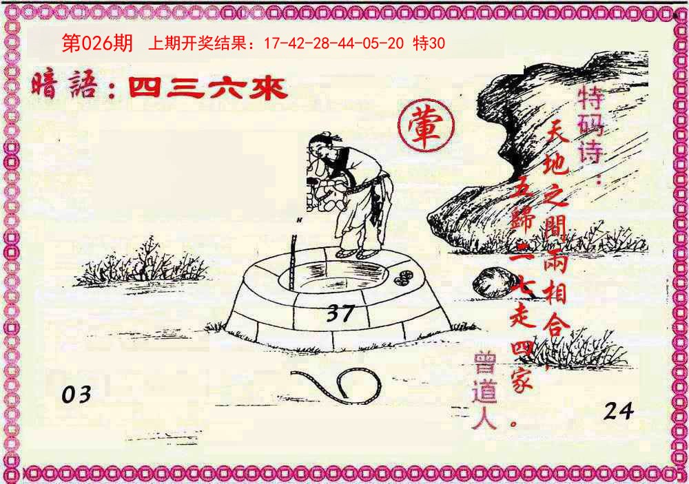 026期新暗语报[图]