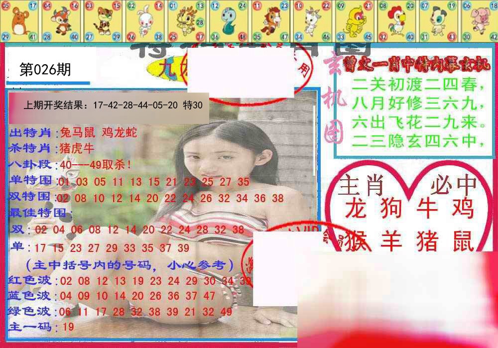 026期特码生肖图[图]