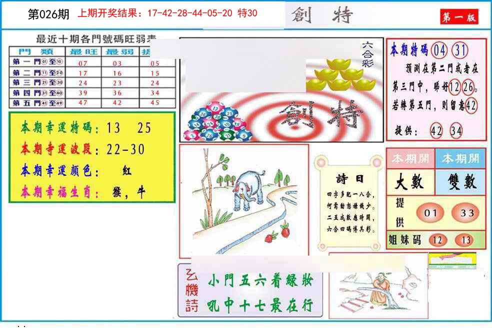 026期九龍创特A(推荐)[图]