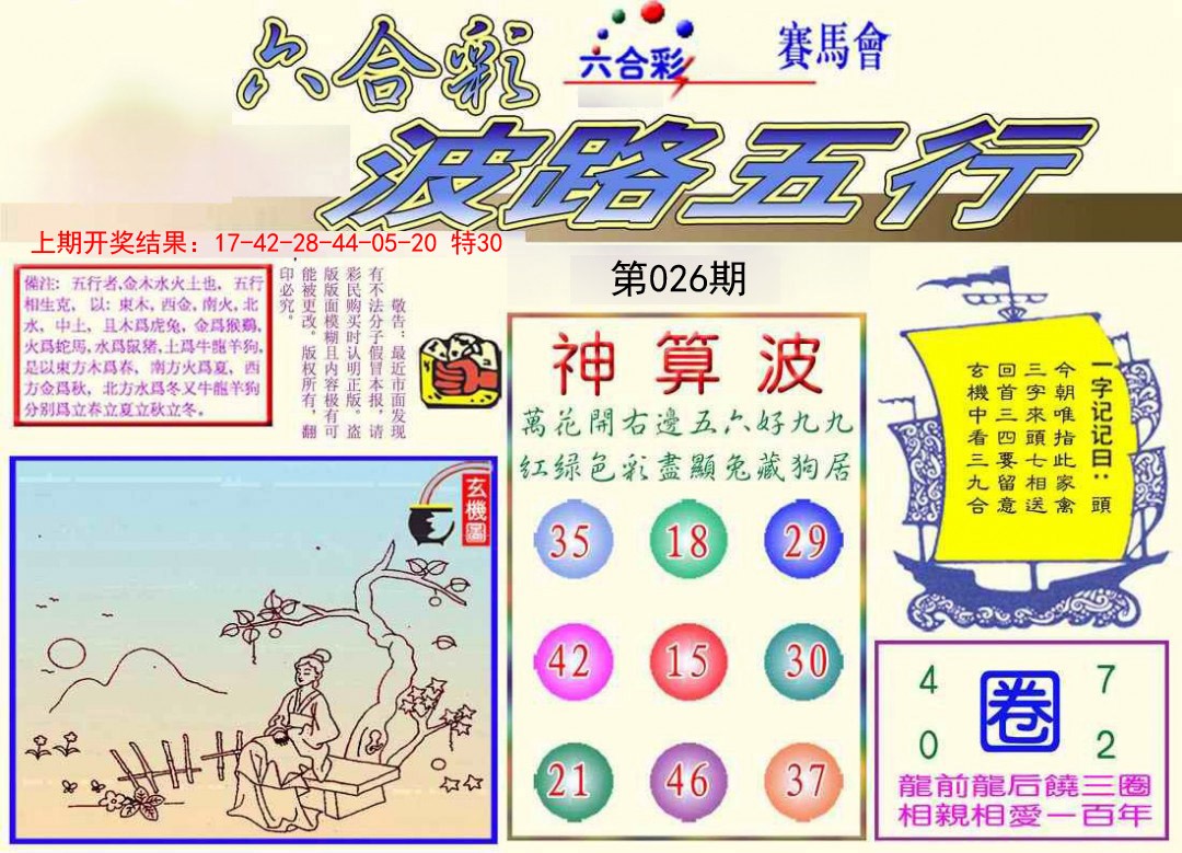 026期波路五行[图]