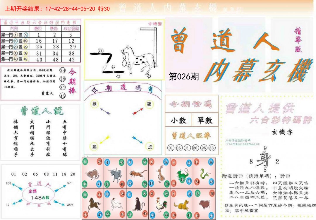 026期曾道人内幕精华版[图]