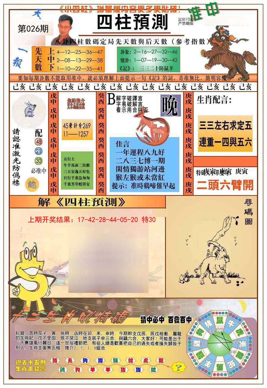026期(新版)四柱预测A[图]