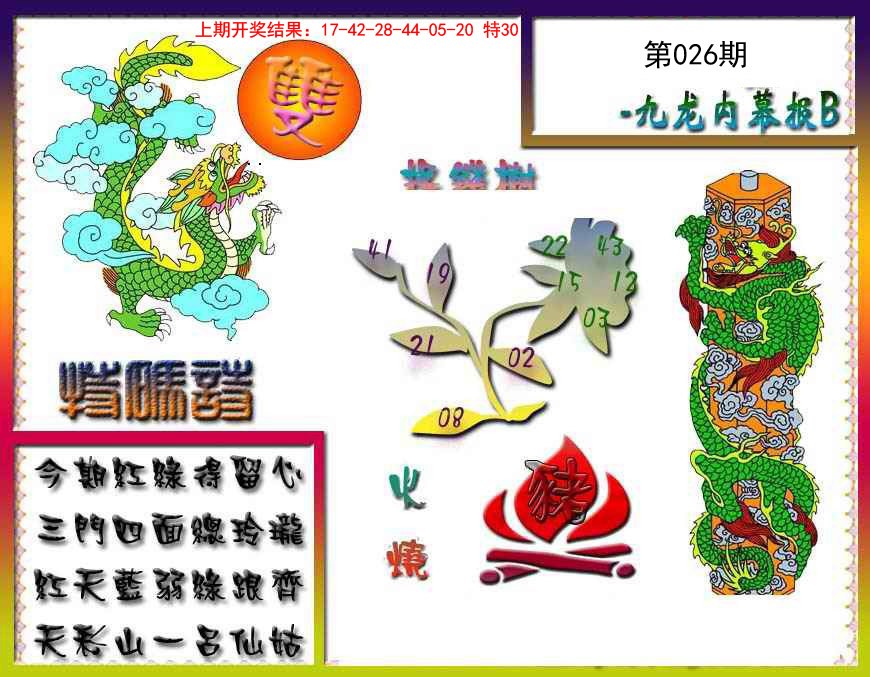 026期九龙内幕特肖图a[图]